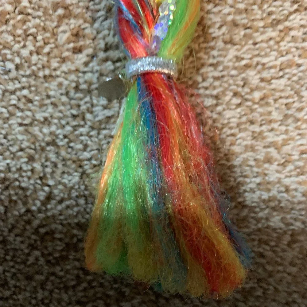 JoJo Siwa Girls Fishtail Party Braid Hair Clip w/Sequin Strip